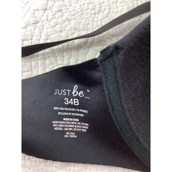 2-Pack Just Be T-Shirt Bras* 34B Smoothing Laser Technology Comfortable Fit*NWT - Picture 6 of 7